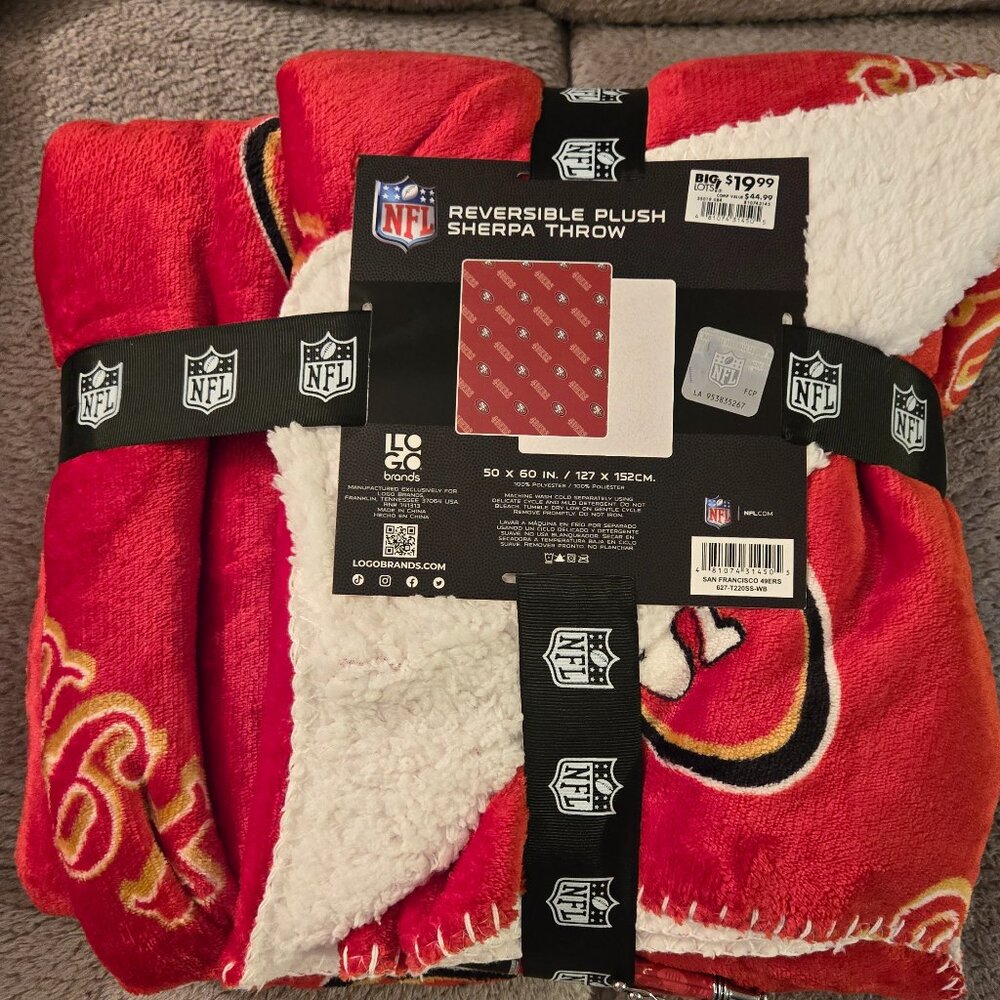 San Francisco 49ers blanket/throw